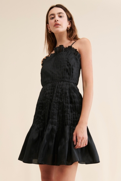 Farah Pleated Mini Dress | Nuuly