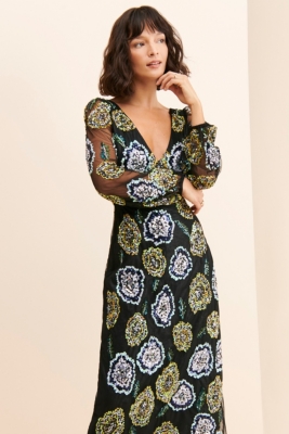 Floral Sequin Dress Nuuly