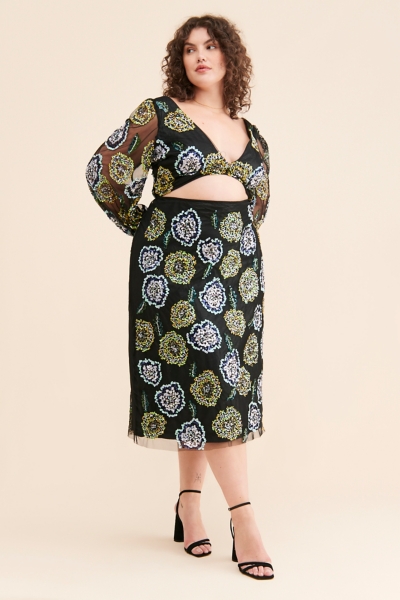 Floral Sequin Dress | Nuuly