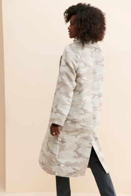 Camo Printed Overcoat Nuuly