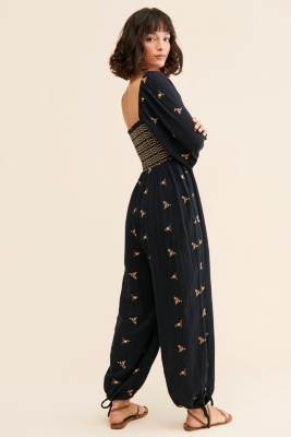 Dahlia Embroidered Jumpsuit | Nuuly