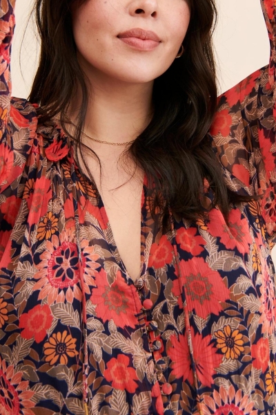 Marais Chiffon Maxi Dress