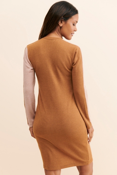Maternity Colorblock Sweater Dress | Nuuly