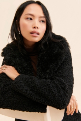 Glenn Faux Fur Mix Coat | Nuuly