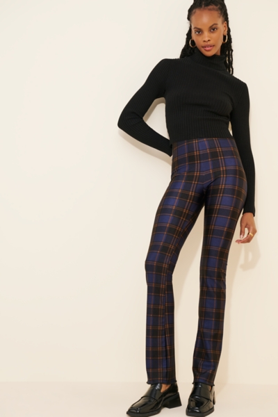 Plaid High-Rise Pants | Nuuly