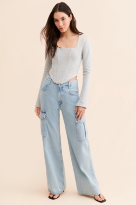 Terry Knit Corset Top | Nuuly