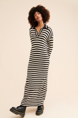 Stripe Polo Dress | Nuuly