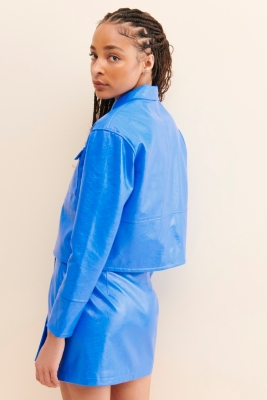 メゾンスペシャル Vegan Leather Volume Skirt BLU Johanna Vegan Leather Skirt | Nuuly