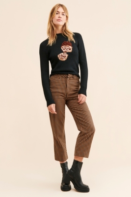 anuke アンヌーク　Slit Turtle Knit todayful Amazon.com: Neeno Turtleneck Cut Out Eyelet Detail Sweater