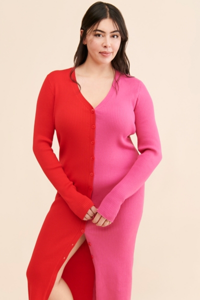 pink and red sweater dress The "Cherry Red Metallic Marl" Girls Lolo Sweater Dress by Lilly Pulitzer