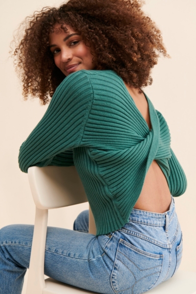 Open Back Sweater | Nuuly