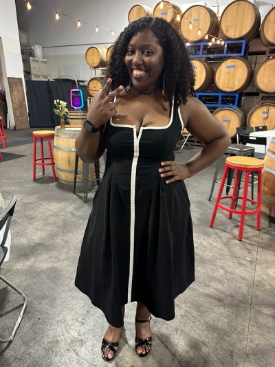 maeve sleeveless notched square neck midi dress Maeve Sleeveless Notched Square-Neck Midi Dress at MarketFair Shoppes in  Princeton, NJ