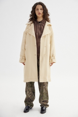Emma Waffle Trench Coat Nuuly Rent