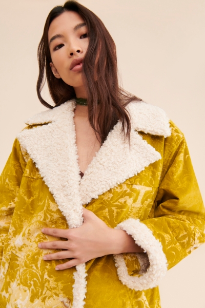 Asher Faux Shearling Overcoat | Nuuly