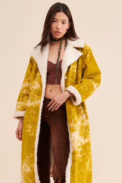 Asher Faux Shearling Overcoat | Nuuly