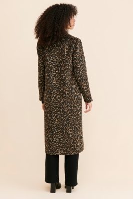 Animal Printed Overcoat