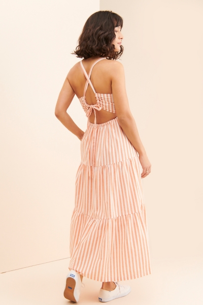 Sunset Stripe Maxi Dress | Nuuly