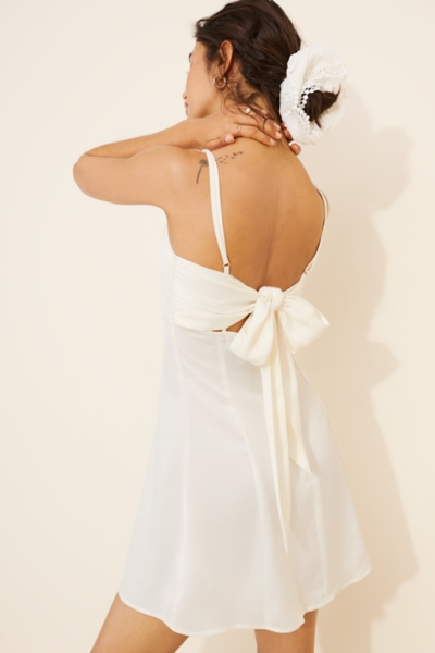 sachin and babi light blue dress Women Mini Cross Halter Neck Beach Dresses Summer Casual Sleeveless Backless  Satin Dress