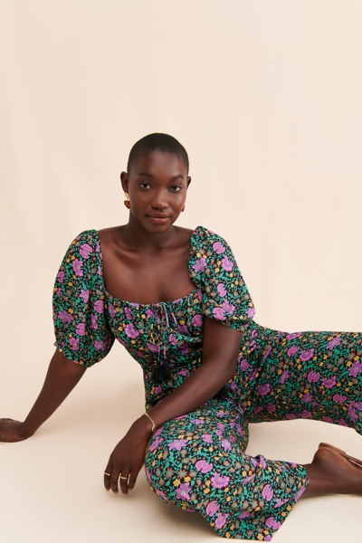 ゆ*な様 house on the hill Jumpsuit(flower) It may be Monday, but your feel good level can be this high