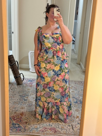 paxton peplum maxi dress Paxton Peplum Maxi Dress