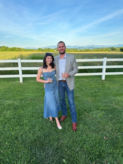 driftwood denim dress Sarah Overall Dress