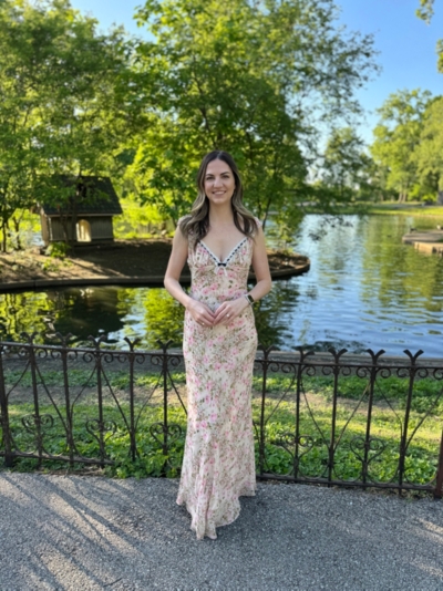 knee length dresses for ladies FOR LOVE & LEMONS Emmaline Maxi Floral Dress