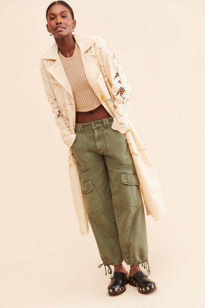 Giacca lunga in vera pelle Taglia 50