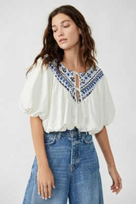 Joni Embroidered Top | Nuuly