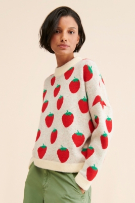 Ella Strawberry Sweater | Nuuly