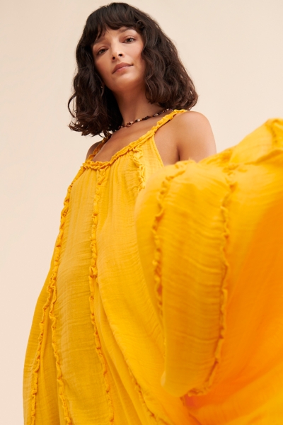 maxi dress with low cut back Alba