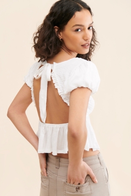 Charlotte Tie-Back Top