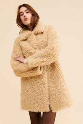 Angie Sherpa Coat | Nuuly
