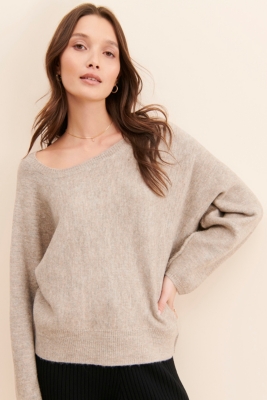 J.Jill Raw Silk Blend Flared Sleeve Pullover Sweater Size XL - $27 - From  Tamara