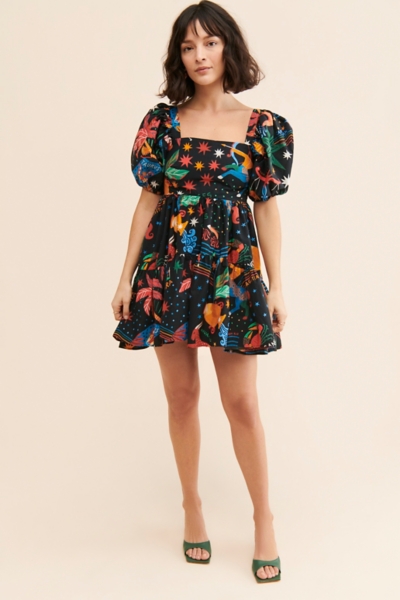 zodiac organic cotton mini dress Zodiac Mini Dress by FARM Rio