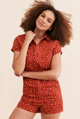 Alpine Floral Hamptons Romper | Nuuly