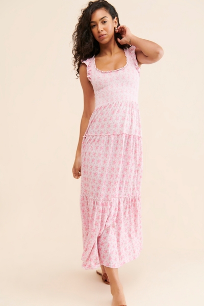 loveshackfancy chessie maxi dress LoveShackFancy Chessie Floral Maxi Dress