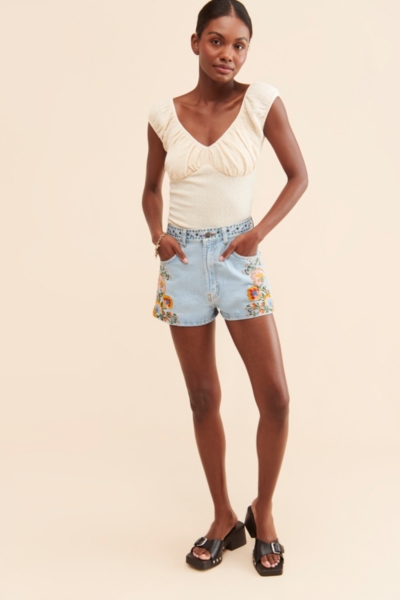 Summer Garden Embroidered Shorts | Nuuly