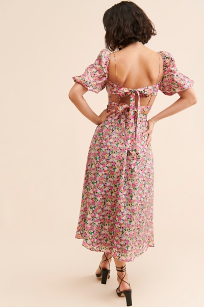 knee length dresses for ladies For love and Lemons Claudia Mini Dress in Black – Ché by Chelsey main image 0