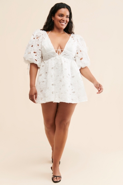 luxury white mini dress Luxury White Ruched Bodycon Mini Wedding Dress SW724 – SHARONSAID
