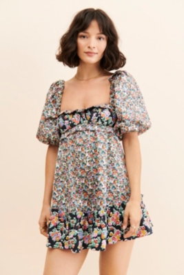 Floral Babydoll Mini Dress | Nuuly