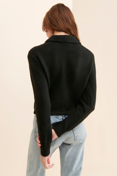 Colette Collared Knit Cardigan | Nuuly