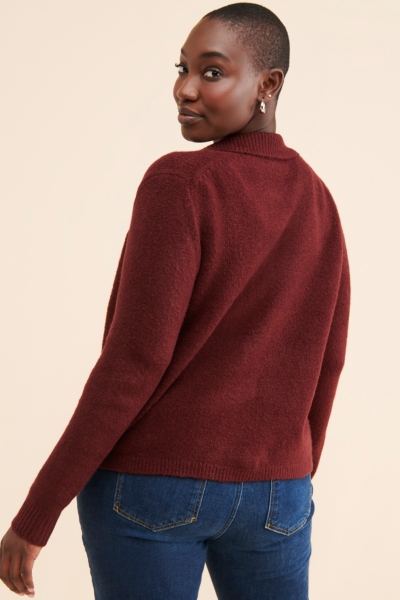 Colette Collared Knit Cardigan | Nuuly