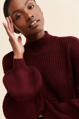 Krystelle Balloon Sleeve Sweater | Nuuly