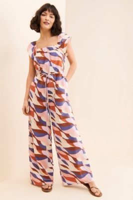 Abstract Wide Leg Jumpsuit | Nuuly