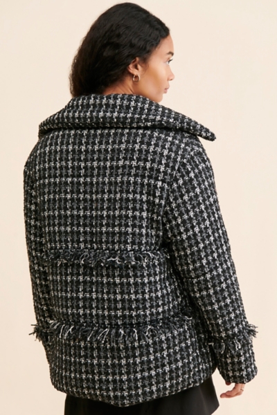 Malik Tweed Puffer | Nuuly
