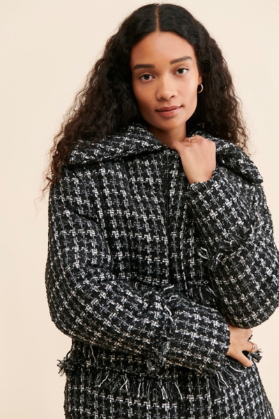 Malik Tweed Puffer | Nuuly