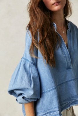 Jude Denim Pullover | Nuuly