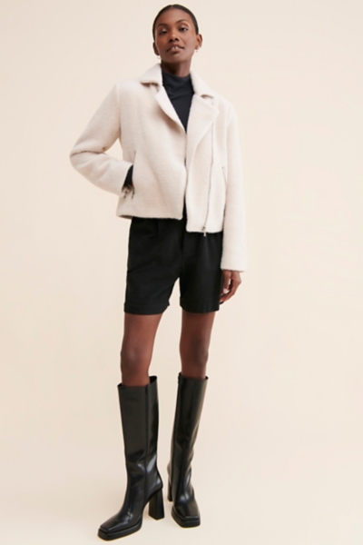 Vera Cozy Moto Jacket | Nuuly