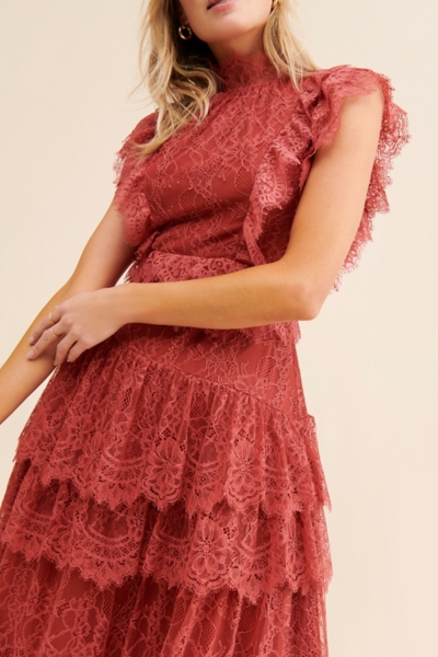 Lace Midi Dress | Nuuly