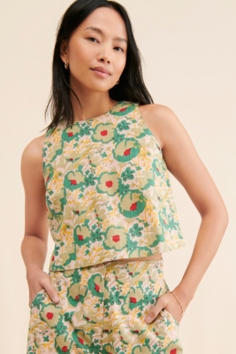 【XG 着用】 BE NINA ROTTEN FLOWER TANK TOP Stay Wild Cropped Tank – Oksana's Produce Farm